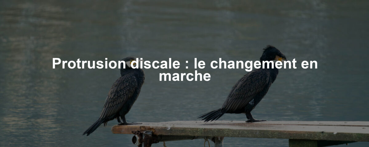 Protrusion discale : le changement en marche