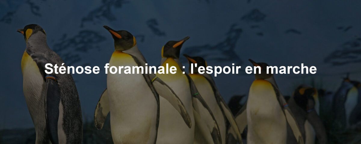 Sténose foraminale : l'espoir en marche