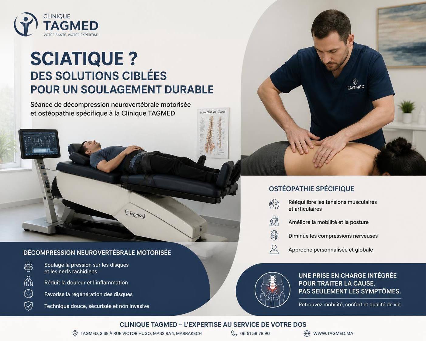 découvrez des solutions efficaces pour le traitement de la sciatique à la clinique tagmed, avec des soins personnalisés pour soulager votre douleur et retrouver votre mobilité.
